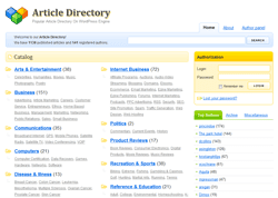 Глобальное обновление комплекта 'каталог статей на WordPress'
