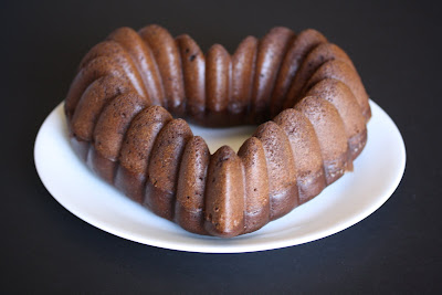 Cinnamon Chocolate Heart Bundt Cake