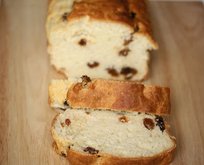 close-up photo of a Irish Soda Bread slices