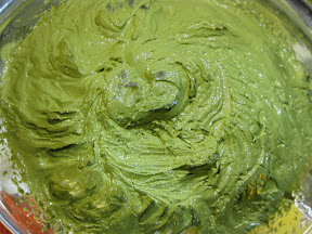 photo of the wet ingredients being mixed for the batter