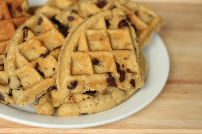 close-up photo of a chocolate waffles