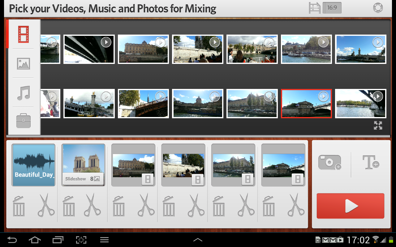  trakAx MovieExpress, il top per mixare foto, video e audio su Android!