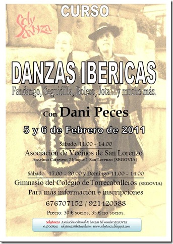 Curso de danzas ibéricas con Dani Peces