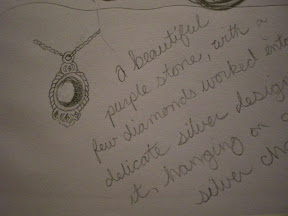 The necklace I drew for my story...