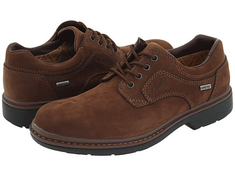 Clarks Rockie Lo GTX® Dark Brown Nubuck :Famous brand footwear