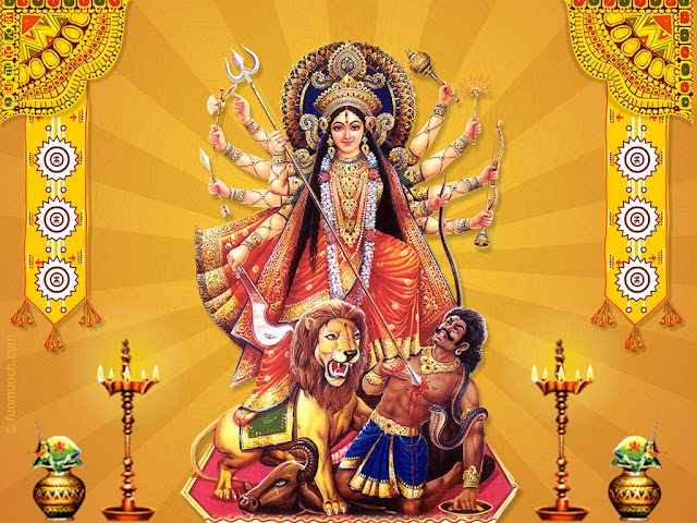 Durga Maa Animated Images