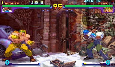 Street Fighter III - Alex vs Dudley