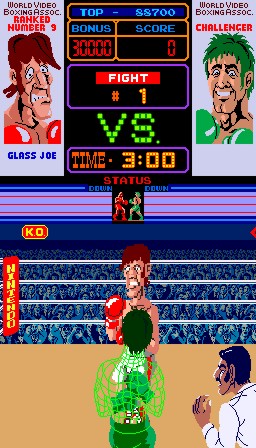 Challenger vs Glass Joe (Arcade)