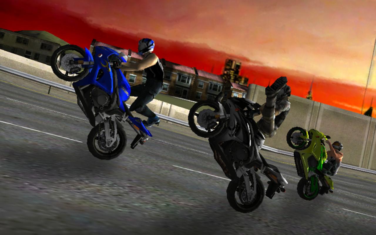 Android application Race Stunt Fight! Motorcycles screenshort