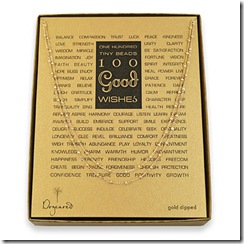 100 good wishes gold