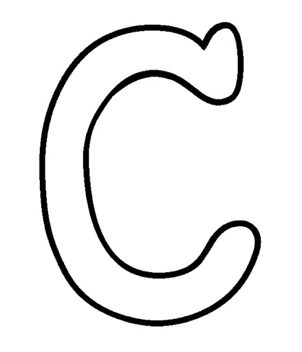 c bubble letter coloring pages - photo #16