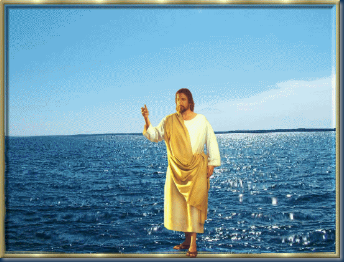 jesus sobre a água