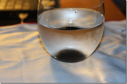  What does it experience similar to quaff H2O from a  TokyoMap Riedel Water Glassware