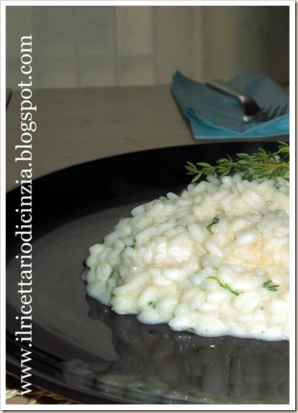 Risotto Crescenza e timo