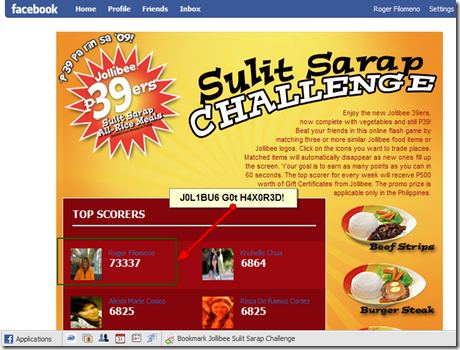 FireShot capture #1 - 'Facebook I Jollibee Sulit Sarap Challenge' - apps_facebook_com_jollibeegameapp_topScorers_php