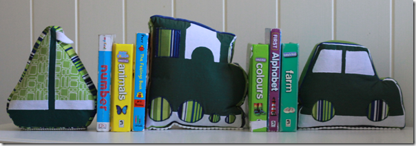 Fabric book ends