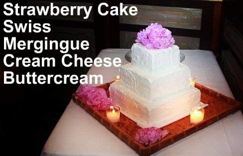 Strawberry wedding cake the bride wants Hey Why not