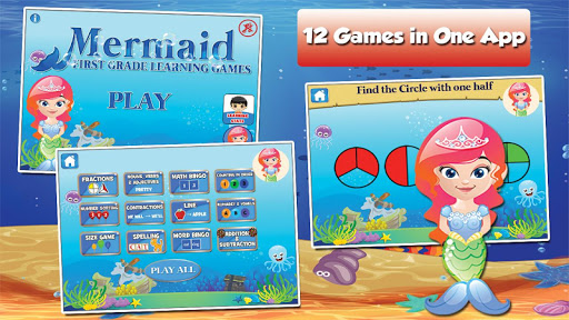 Mermaid Princess Grade 1 Games