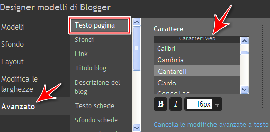 [come cambiare carattere font testo post blog blogger[7].png]