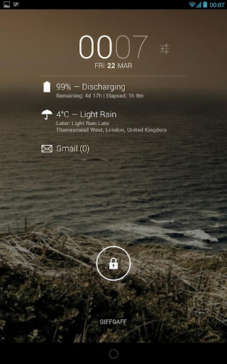 【免費個人化App】BatteryDash for DashClock-APP點子