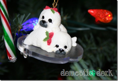 baby seal christmas ornament cute