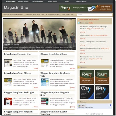 magasin-uno blogger template