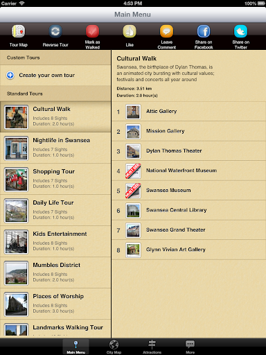 【免費旅遊App】Swansea Map and Walks-APP點子