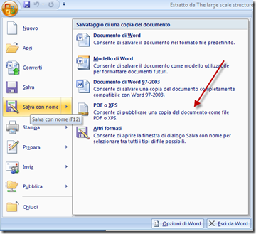 COMPONENTE AGGIUNTIVO WORD 2007 PDF XPS SCARICARE