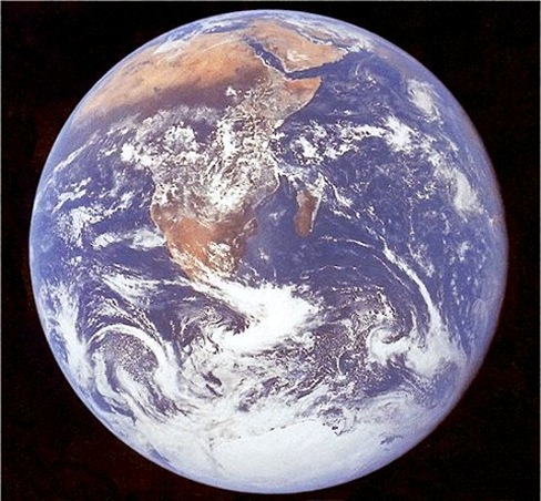 La Tierra, fotografiada desde el Apolo 17