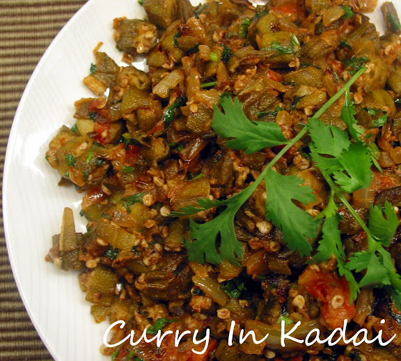 Curry In Kadai ~ An Indian Cooking Blog: Spicy Okra Curry With Mint ...