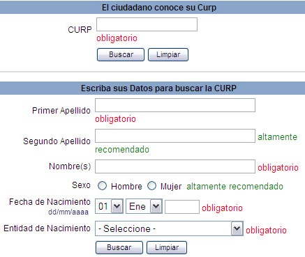 Descargar CURP gratis por internet  Imprimir CURP 