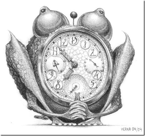Amphibian clock