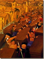 Índice de biografías - Fernando Botero - El desfile