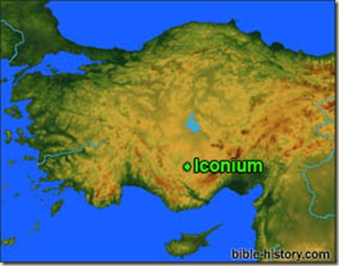 Iconium-map