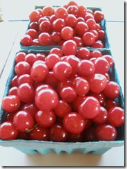 sour cherries baskets