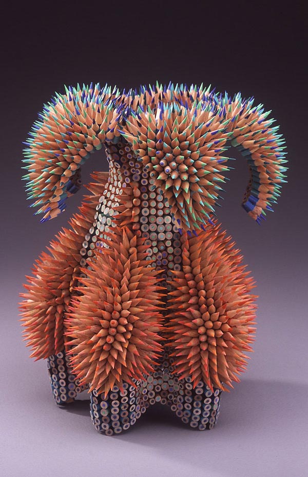 Pencil Sculptures [Pencil art, Sculptures made using color pencils]