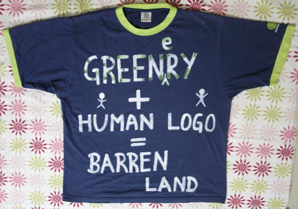 Greenery + Humans = Barren Land