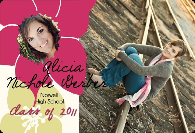 2011 Grad Announcement Alicia Front