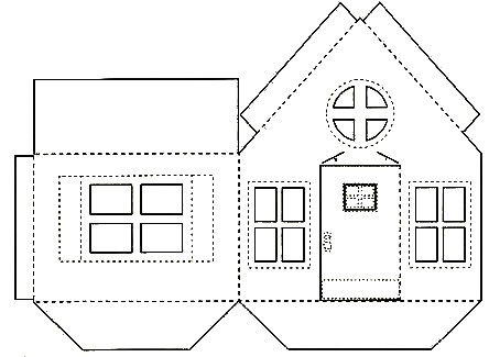 Maquetas casas recortables para imprimir pdf