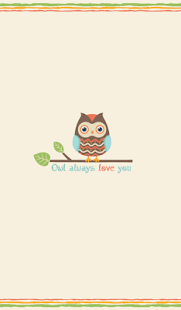 Free OWL Always Love You 카카오톡 테마 APK for Android