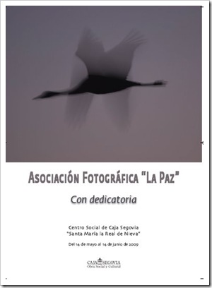 Cartel de la exposición. Fotografía Saturnino Casasolas.