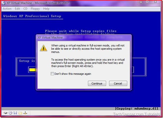 21 Full Screen prevents access to host environment menus, so don't do this until u'r sure