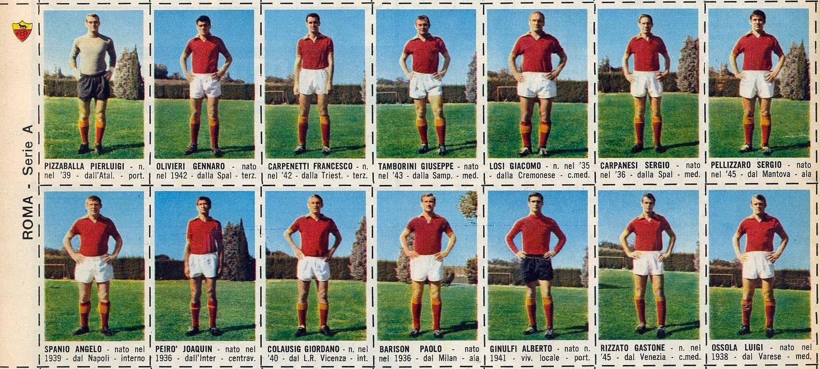 Corrierino e Giornalino Serie A 1966/67