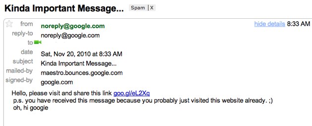 Google Mail Sicherheitslücke