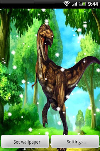 【免費程式庫與試用程式App】Dinosaur Live Wallpaper-APP點子