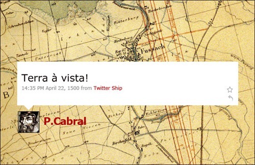 Pedro Cabral - Coleção de tuitadas históricas