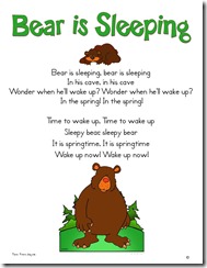 Bear is Sleeping Song