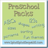 Preschool Packs