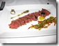 acquerello - Peppered carpaccio of beef with truffled-anchovy vinaigrette