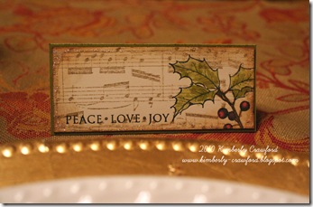 Music Place Card